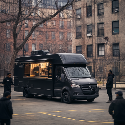 Luxury Food Truck Scene