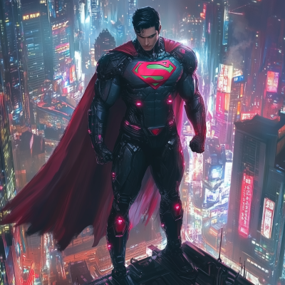 Cyberpunk Superman