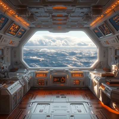 Galactic Spaceship Galley