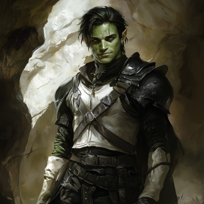 Smirking Orc and Human