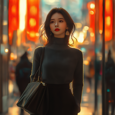 Modern Chinese Businesswoman