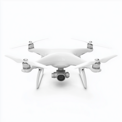 White Quadcopter Drone