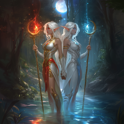Dawnbringer and Nightbringer Aasimar