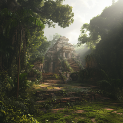 Maya Jungle Temple