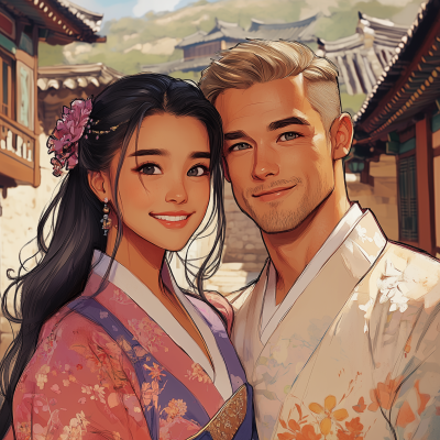 Korean and German Traditional Costumes