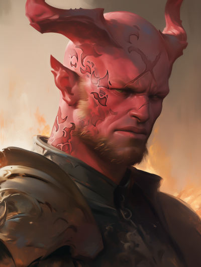 Cinematic Tiefling Portrait