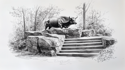 Stone Monument of Bull
