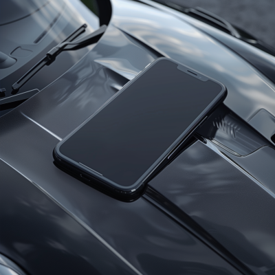 Black iPhone 16 Screen