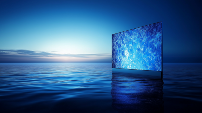 Futuristic Television on Water