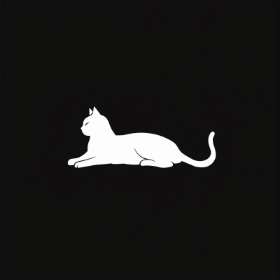 Minimalist Cat Logo