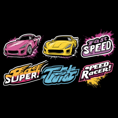 Eye Catching Speed Stickers