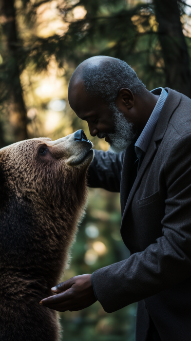 Tame Bear Encounter