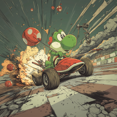 Yoshi Comic Cover