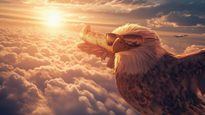 Eagle in Sunglasses