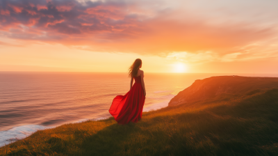 Serene Sunset Overlook