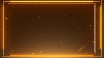 Gold Neon Frame