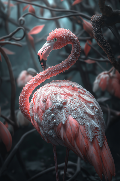 Stunning Flamingo Interpretation