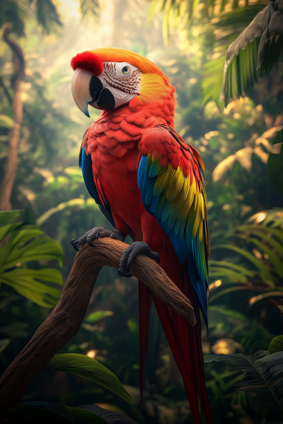 Scarlet Macaw Interpretation