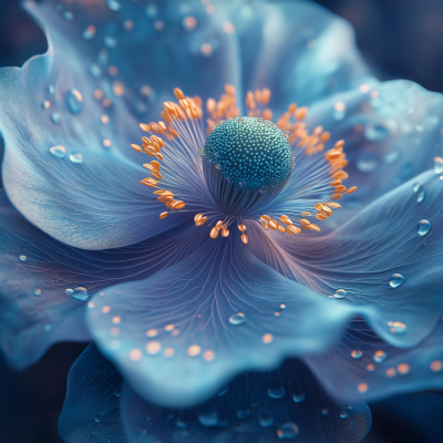 Abstract Anemone Blossom