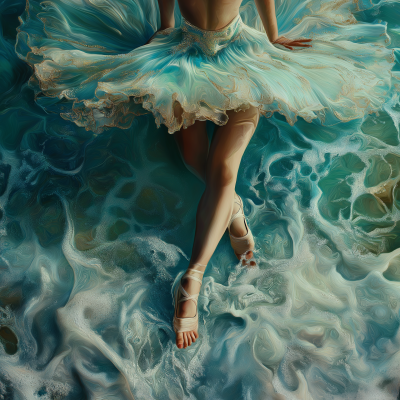 Ocean Inspired Ballerina