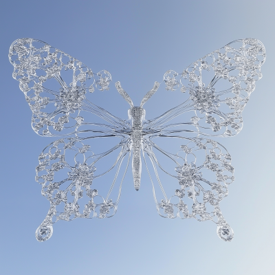 Fractal Monarch Butterfly