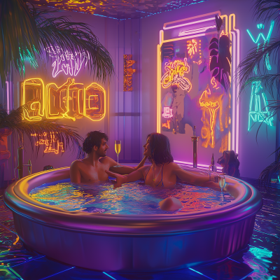 Tacky Lovers in a Jacuzzi