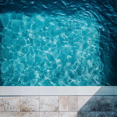 Aerial View of Pool Water