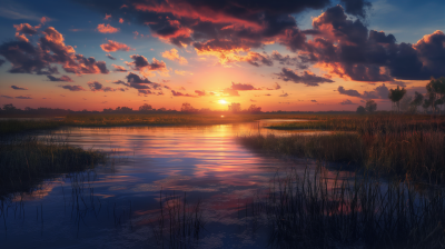 Bayou Sunset