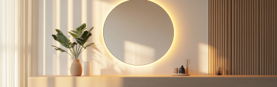 Minimalist LED Mirror