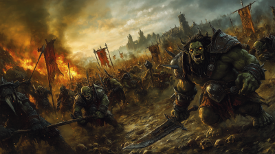 Ancient Battlefield Illustration