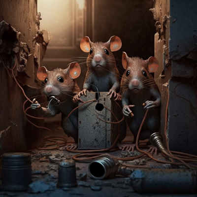 Rats Stealing Copper