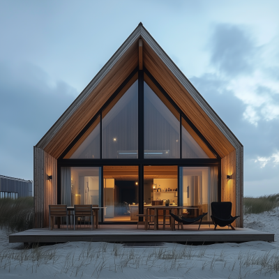 Cozy Wooden Beach House