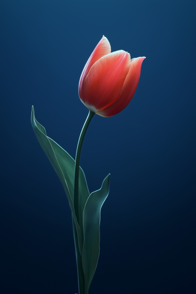 Glass Tulip Poster