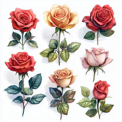 Set of Roses