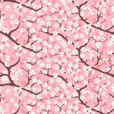 Kawaii Sakura Pattern