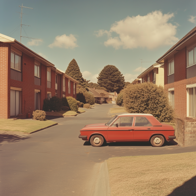 80s Style Neighborhood Photography