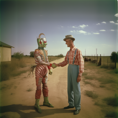 Happy Alien Encounter