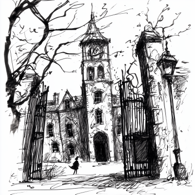 Gothic Ink Sketch
