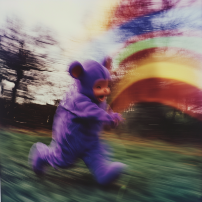 Surreal Joyful Teletubby