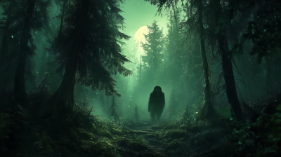 Sasquatch in the Forest