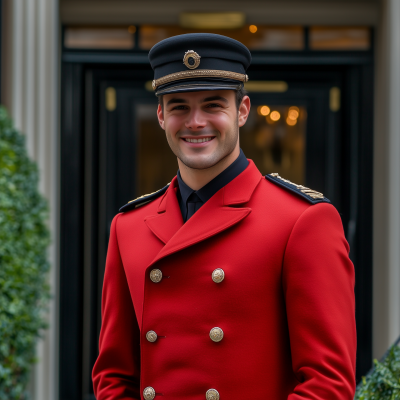 Friendly British Doorman