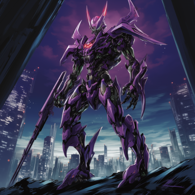 Mecha in Neon City