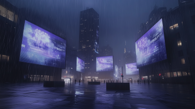 Futuristic Dystopian Street