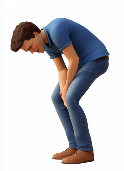 3D Pixar Style Man in Blue T-Shirt