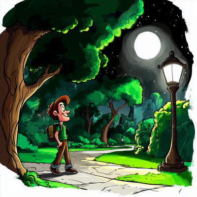 Night Walk in the Park