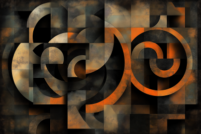 Abstract Shape Collage