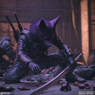 Battle Ready Humanoid Fox