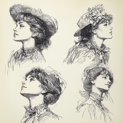 Gibson’s Pen and Ink Studies