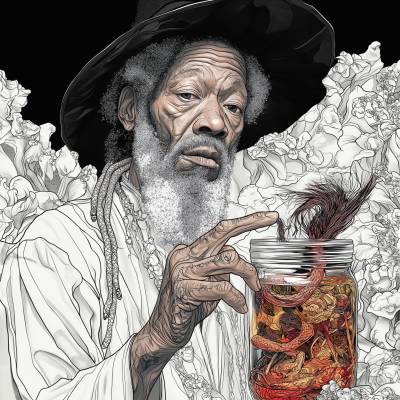 Hoodoo Coloring Page