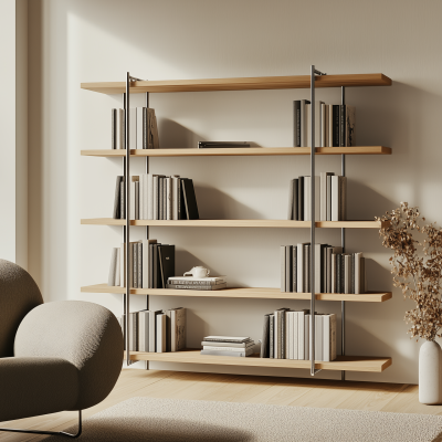 Minimalist Bookshelf Design